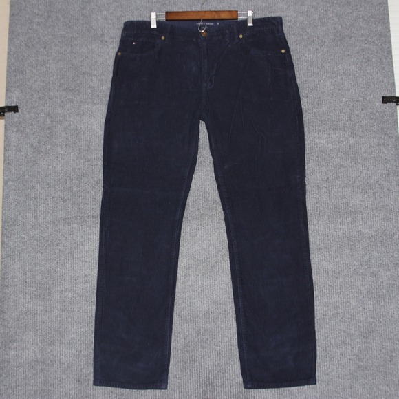 Tommy Hilfiger Other - Vintage Tommy Hilfiger Pants Mens 38 Navy Blue Corduroy Custom Fit